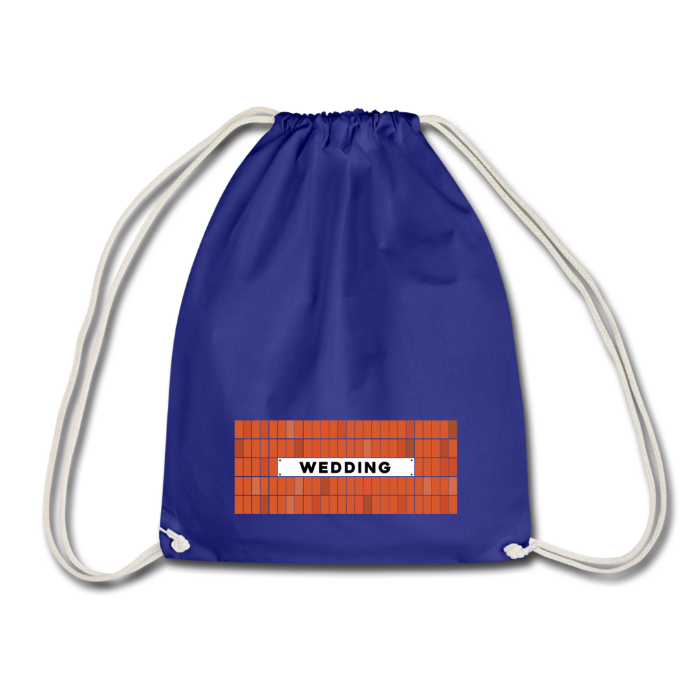 Wedding - Turnbeutel - Königsblau