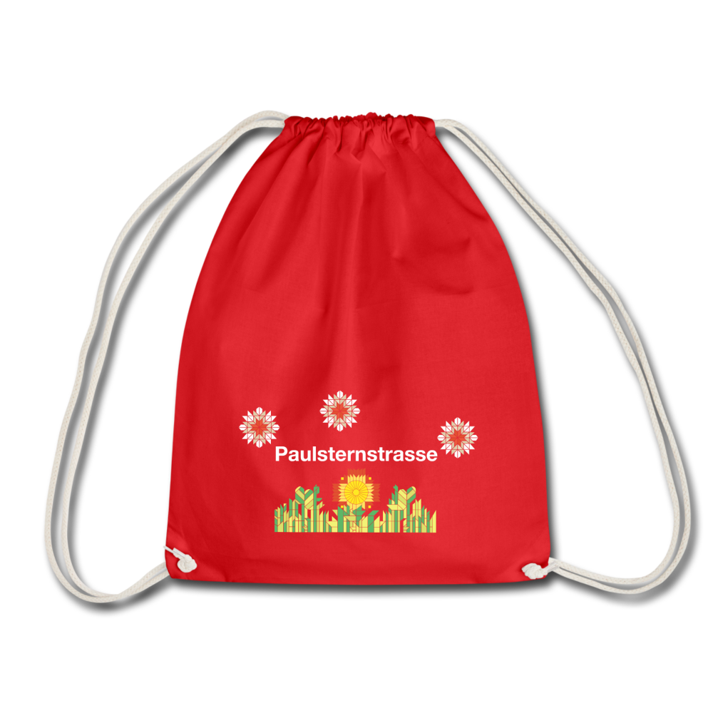 Paulsternstrasse - Turnbeutel - Rot