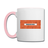 Wedding - Tasse zweifarbig - Weiß/Pink