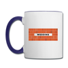 Wedding - Tasse zweifarbig - Weiß/Kobaltblau