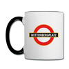 Wittenbergplatz - Tasse zweifarbig - Weiß/Schwarz