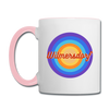 Wilmersdorf retro - Tasse zweifarbig - Weiß/Pink