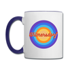 Wilmersdorf retro - Tasse zweifarbig - Weiß/Kobaltblau