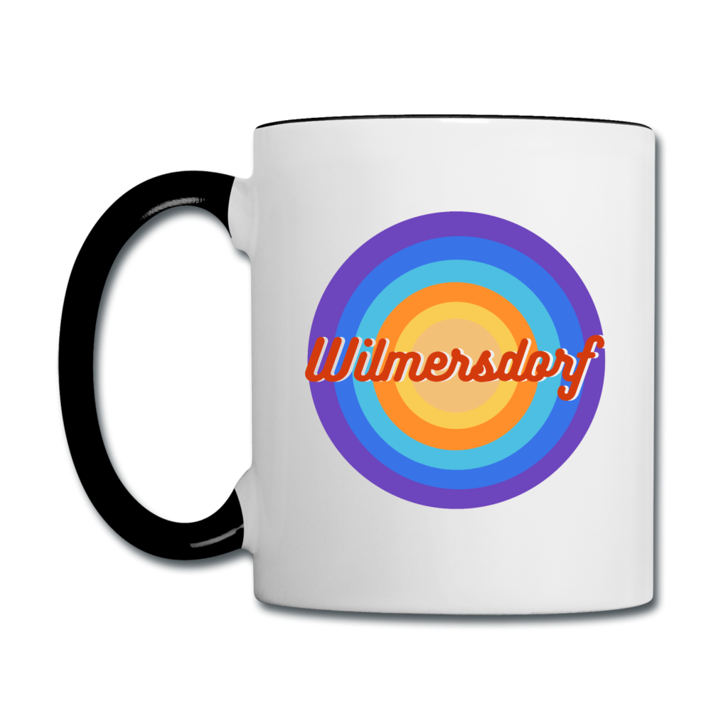 Wilmersdorf retro - Tasse zweifarbig - Weiß/Schwarz