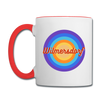 Wilmersdorf retro - Tasse zweifarbig - Weiß/Rot