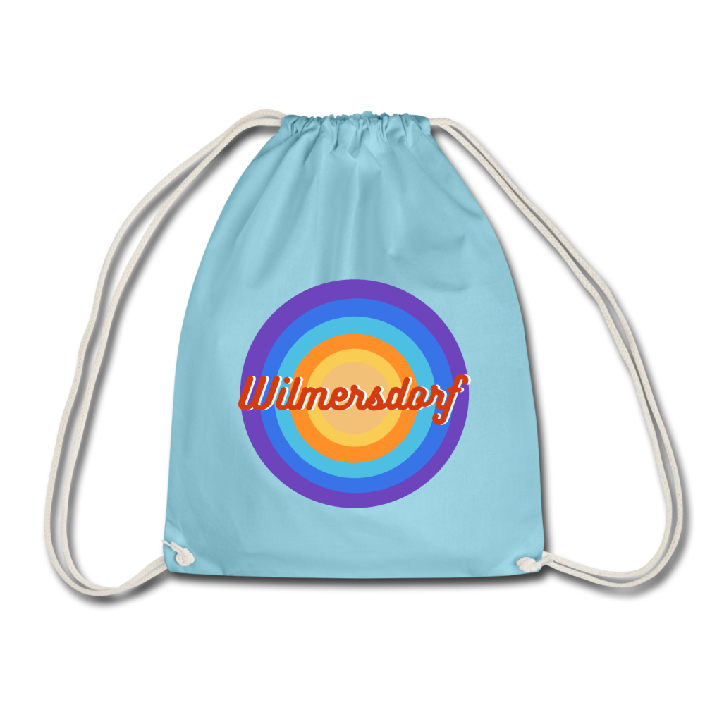 Wilmersdorf retro - Turnbeutel - Aqua