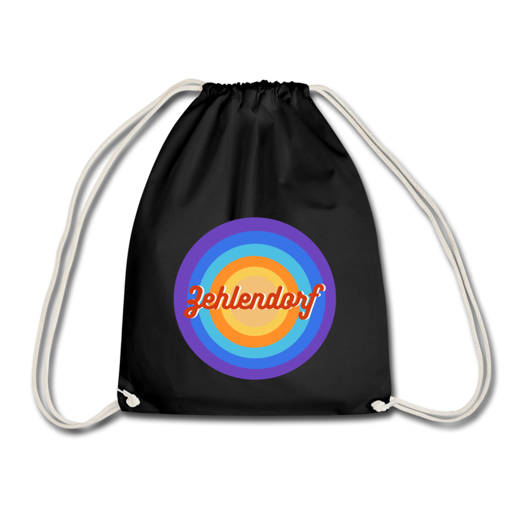 Zehlendorf retro - Turnbeutel - Schwarz