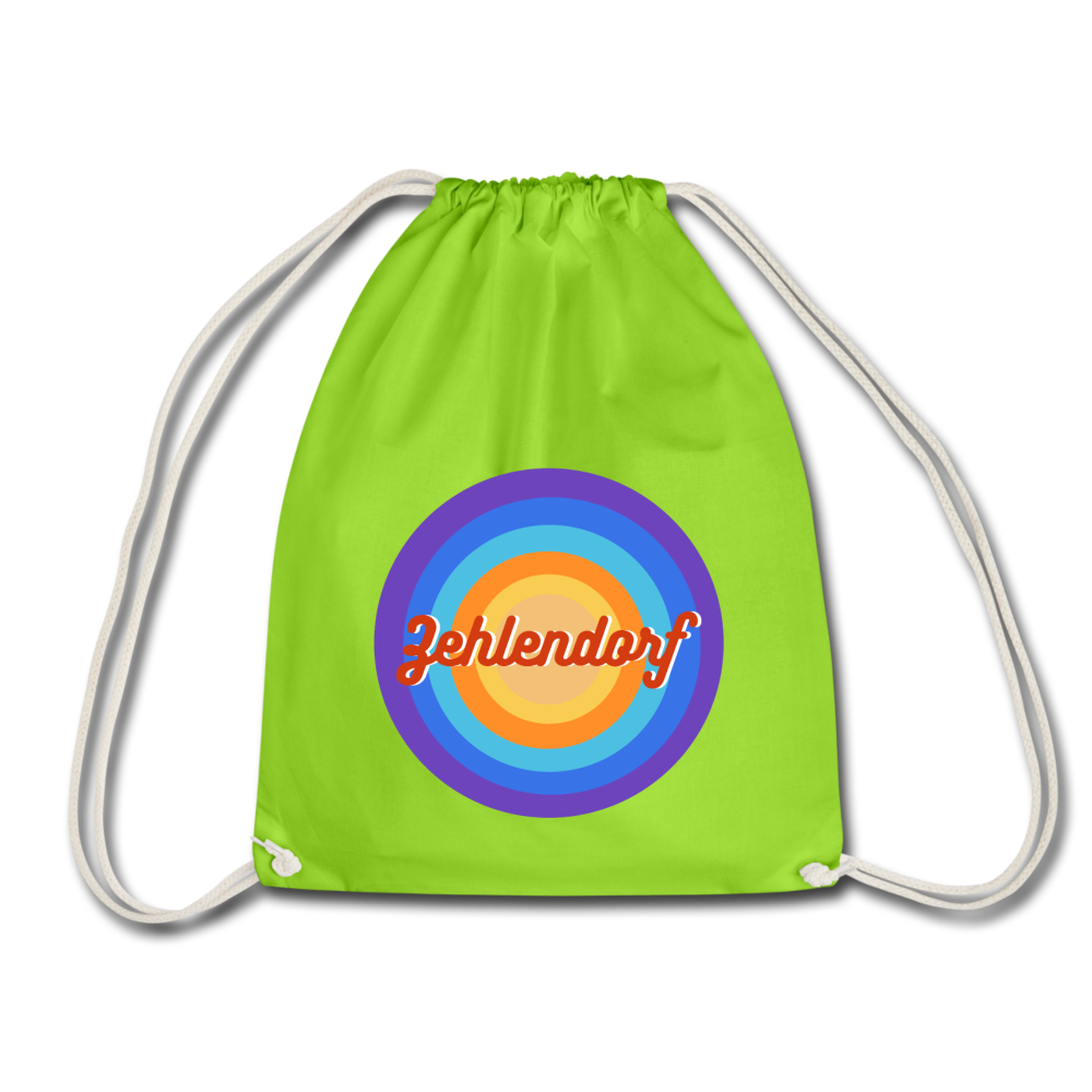 Zehlendorf retro - Turnbeutel - Neongrün