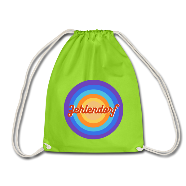 Zehlendorf retro - Turnbeutel - Neongrün