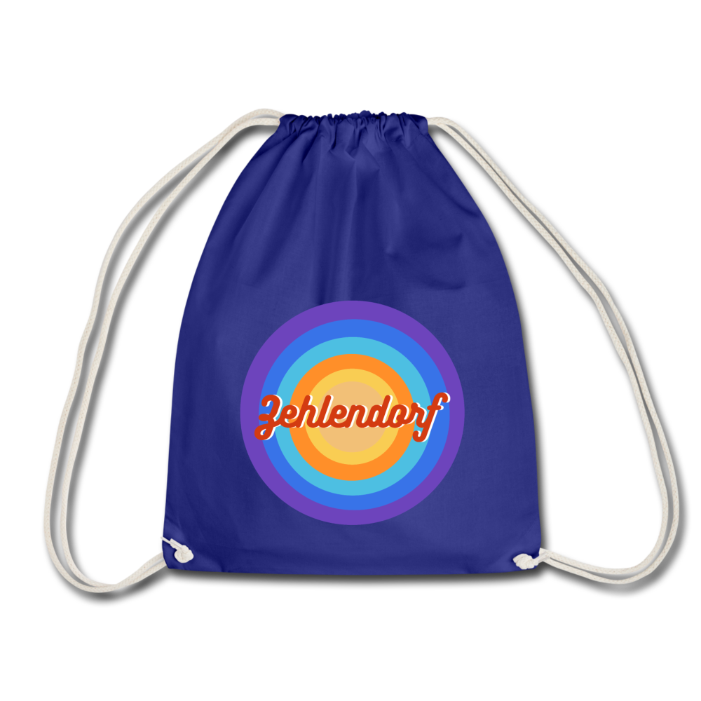 Zehlendorf retro - Turnbeutel - Königsblau