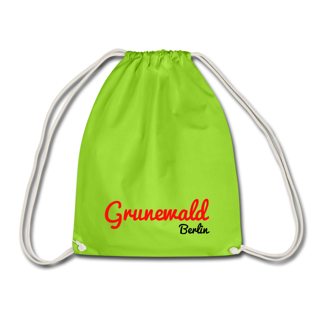 Grunewald Berlin - Turnbeutel - Neongrün