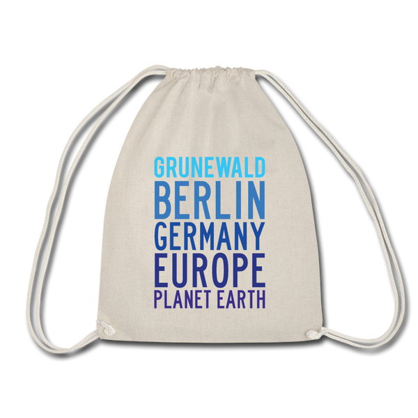 Grunewald Planet Earth - Turnbeutel - Natur