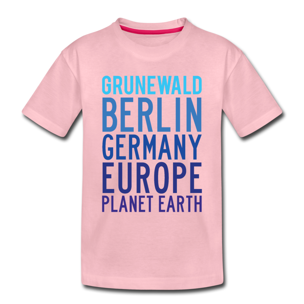 Grunewald Planet Earth - Kinder Premium T-Shirt - Hellrosa