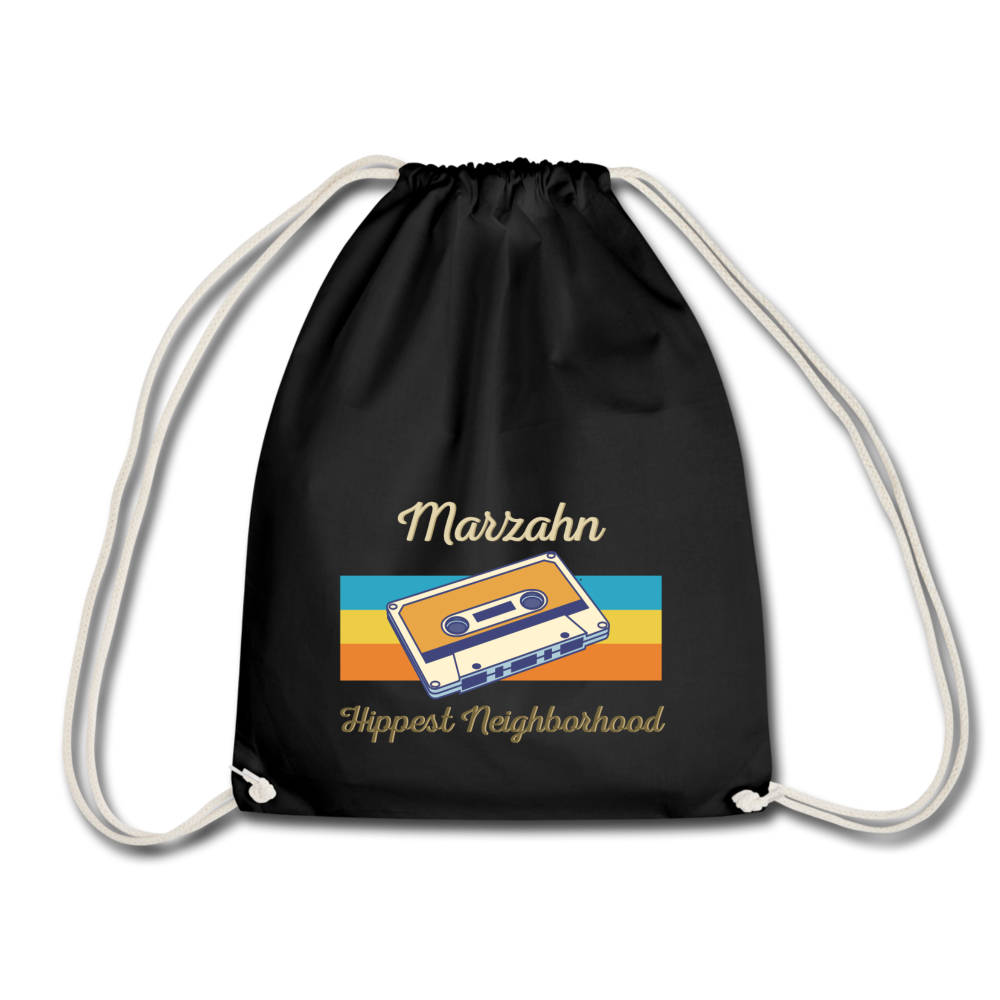 Marzahn Hippest Neighborhood - Turnbeutel - Schwarz