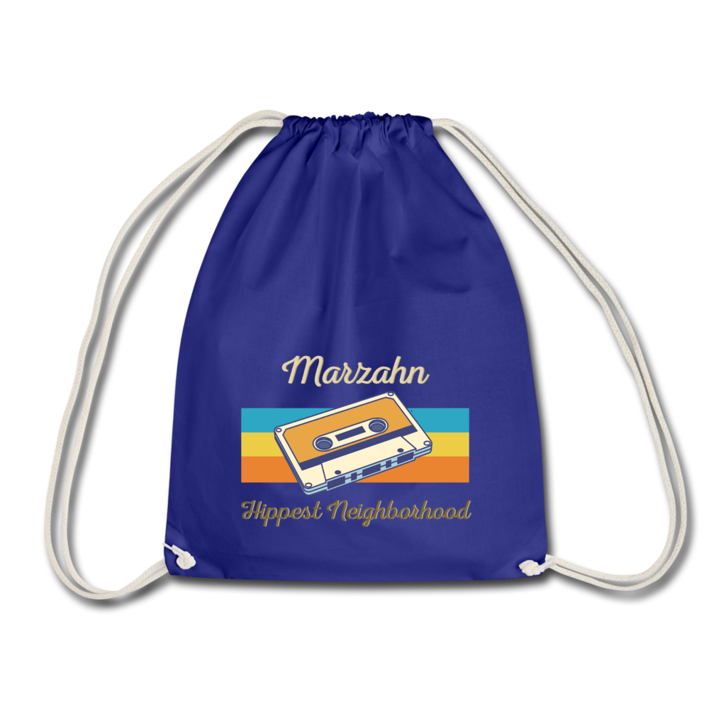 Marzahn Hippest Neighborhood - Turnbeutel - Königsblau