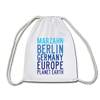 Marzahn Planet Earth - Turnbeutel - Weiß