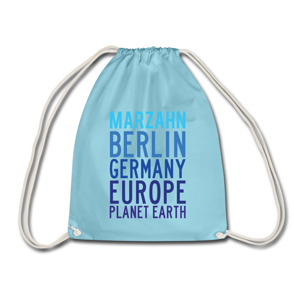 Marzahn Planet Earth - Turnbeutel - Aqua