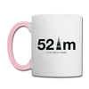 52 m Viktoria Park - Tasse zweifarbig - Weiß/Pink