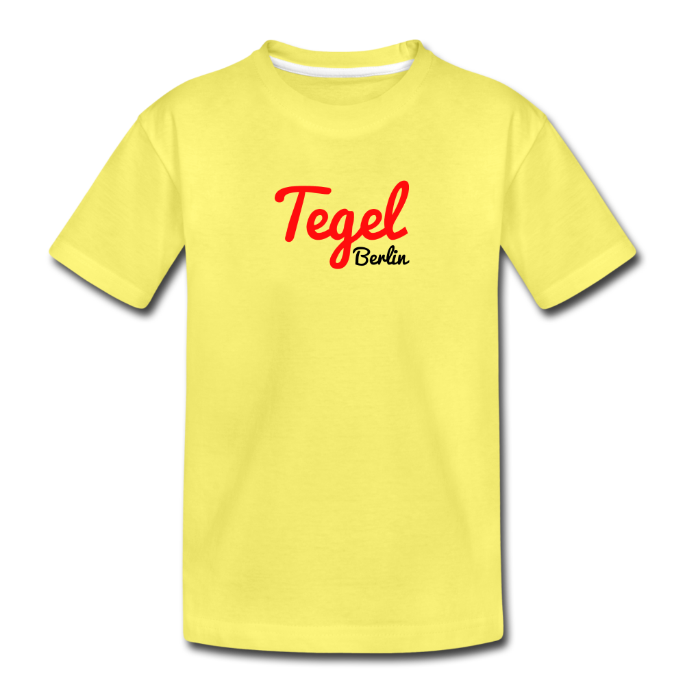 Tegel Berlin - Kinder Premium T-Shirt - Gelb