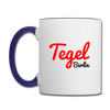 Tegel Berlin - Tasse zweifarbig - Weiß/Kobaltblau