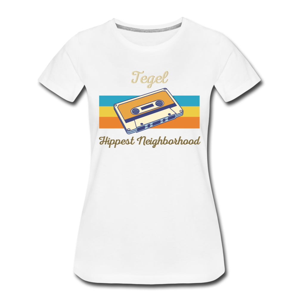 Tegel Hippest Neighborhood - Frauen Premium T-Shirt - Weiß