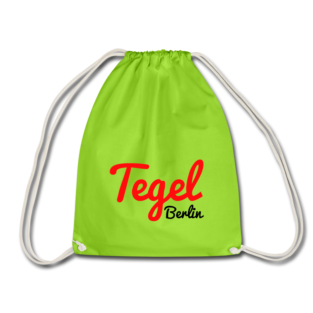 Tegel Berlin - Turnbeutel - Neongrün