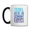 Tegel Planet Earth - Tasse zweifarbig - Weiß/Schwarz