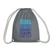 Tegel Planet Earth - Turnbeutel - Grau