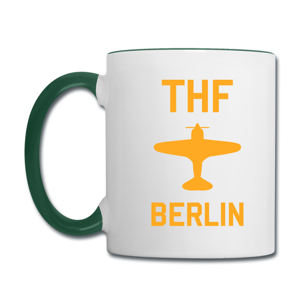 THF - Tasse zweifarbig - Weiß/Dunkelgrün