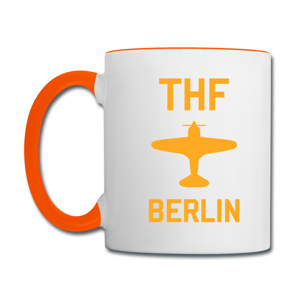 THF - Tasse zweifarbig - Weiß/Orange