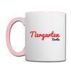 Tiergarten Berlin - Tasse zweifarbig - Weiß/Pink