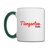Tiergarten Berlin - Tasse zweifarbig - Weiß/Dunkelgrün