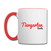 Tiergarten Berlin - Tasse zweifarbig - Weiß/Rot