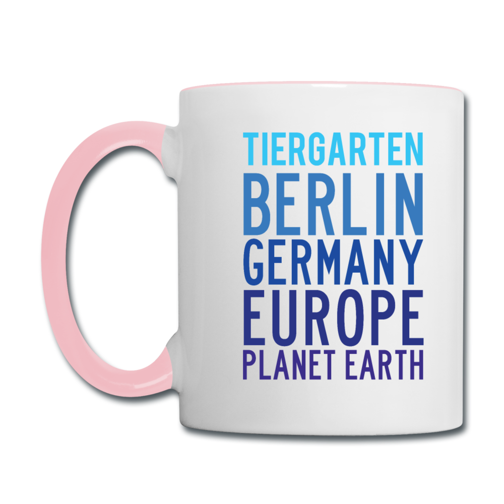 Tiergarten Planet Earth - Tasse zweifarbig - Weiß/Pink