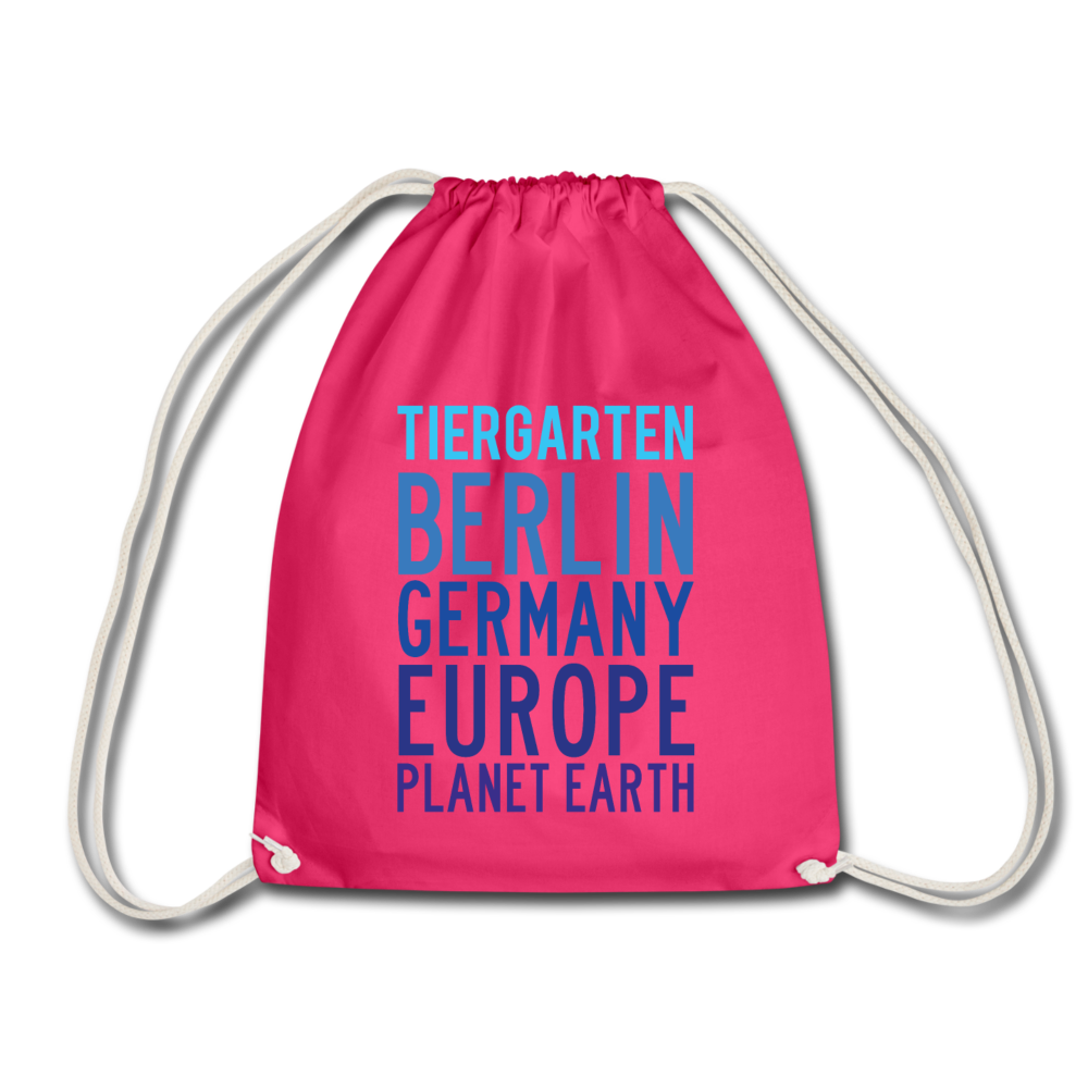 Tiergarten Planet Earth - Turnbeutel - Fuchsia