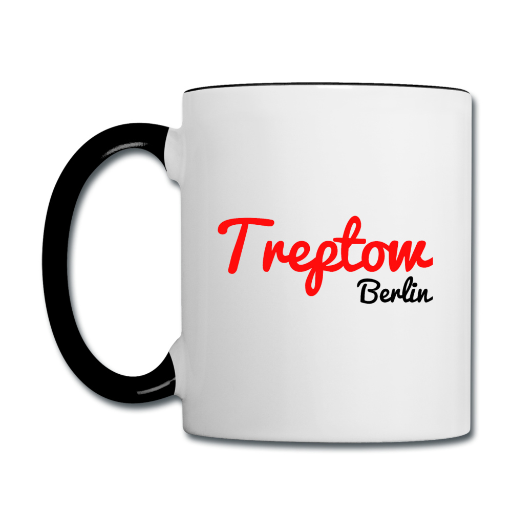 Treptow Berlin - Tasse zweifarbig - Weiß/Schwarz