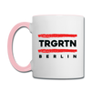 TRGRTN - Tasse zweifarbig - Weiß/Pink