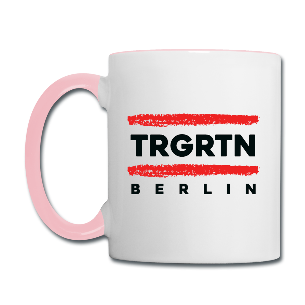 TRGRTN - Tasse zweifarbig - Weiß/Pink