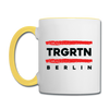 TRGRTN - Tasse zweifarbig - Weiß/Gelb