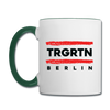 TRGRTN - Tasse zweifarbig - Weiß/Dunkelgrün