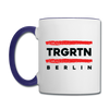 TRGRTN - Tasse zweifarbig - Weiß/Kobaltblau