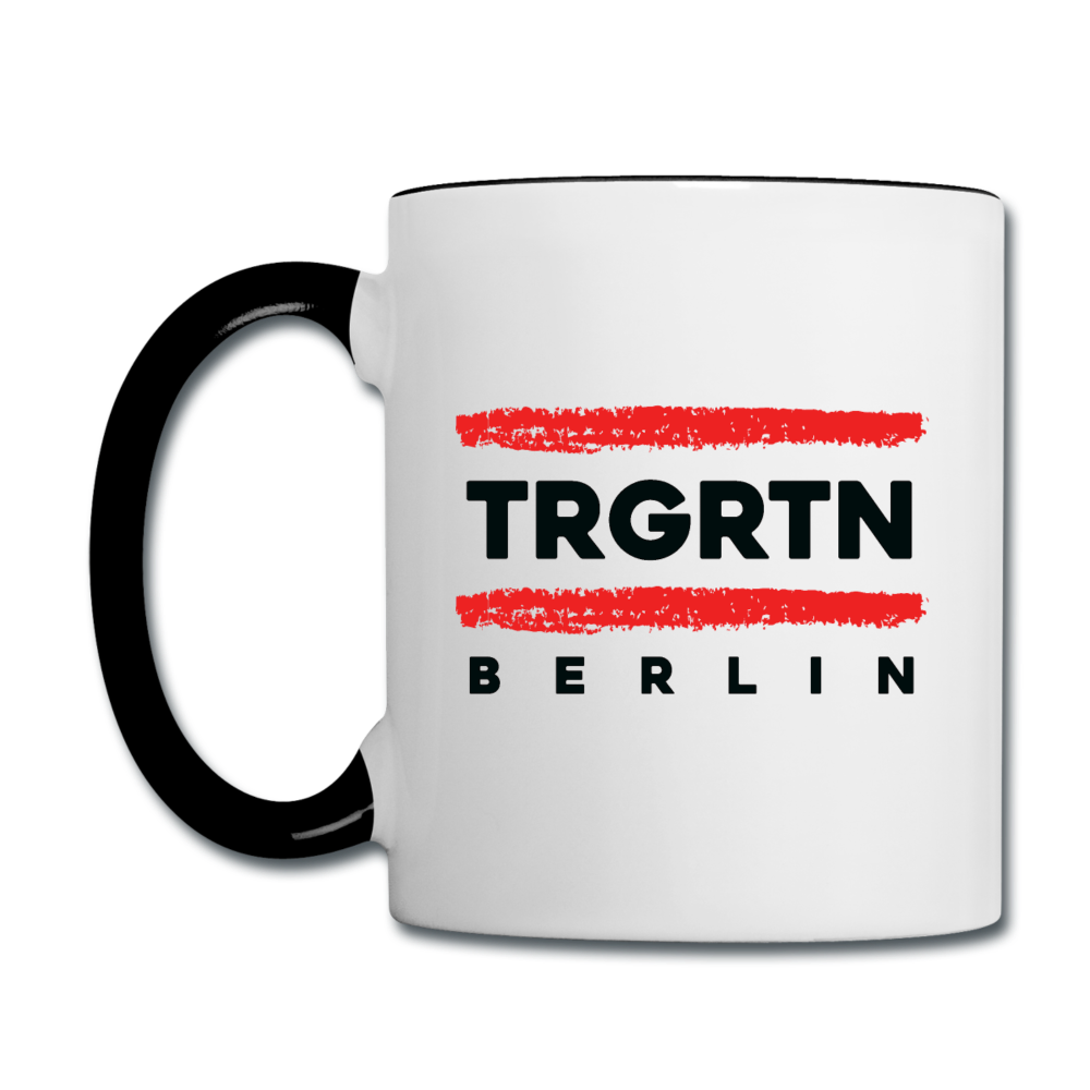 TRGRTN - Tasse zweifarbig - Weiß/Schwarz