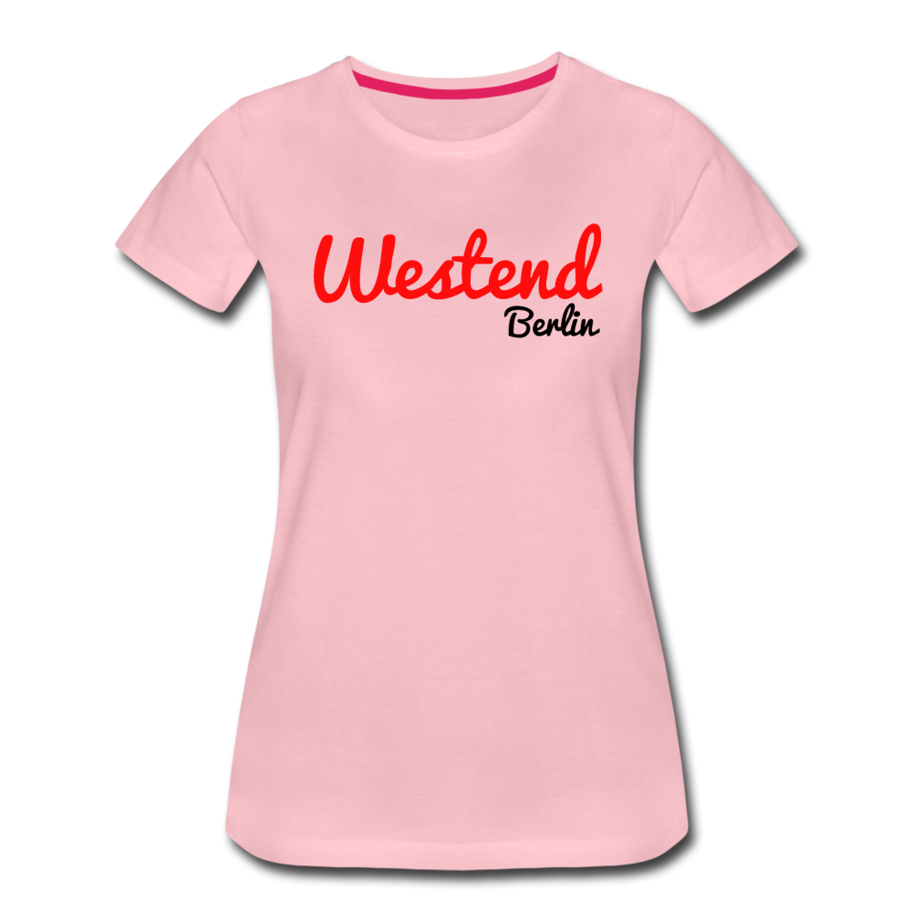 Westend Berlin - Frauen Premium T-Shirt - Hellrosa