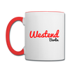 Westend Berlin - Tasse zweifarbig - Weiß/Rot