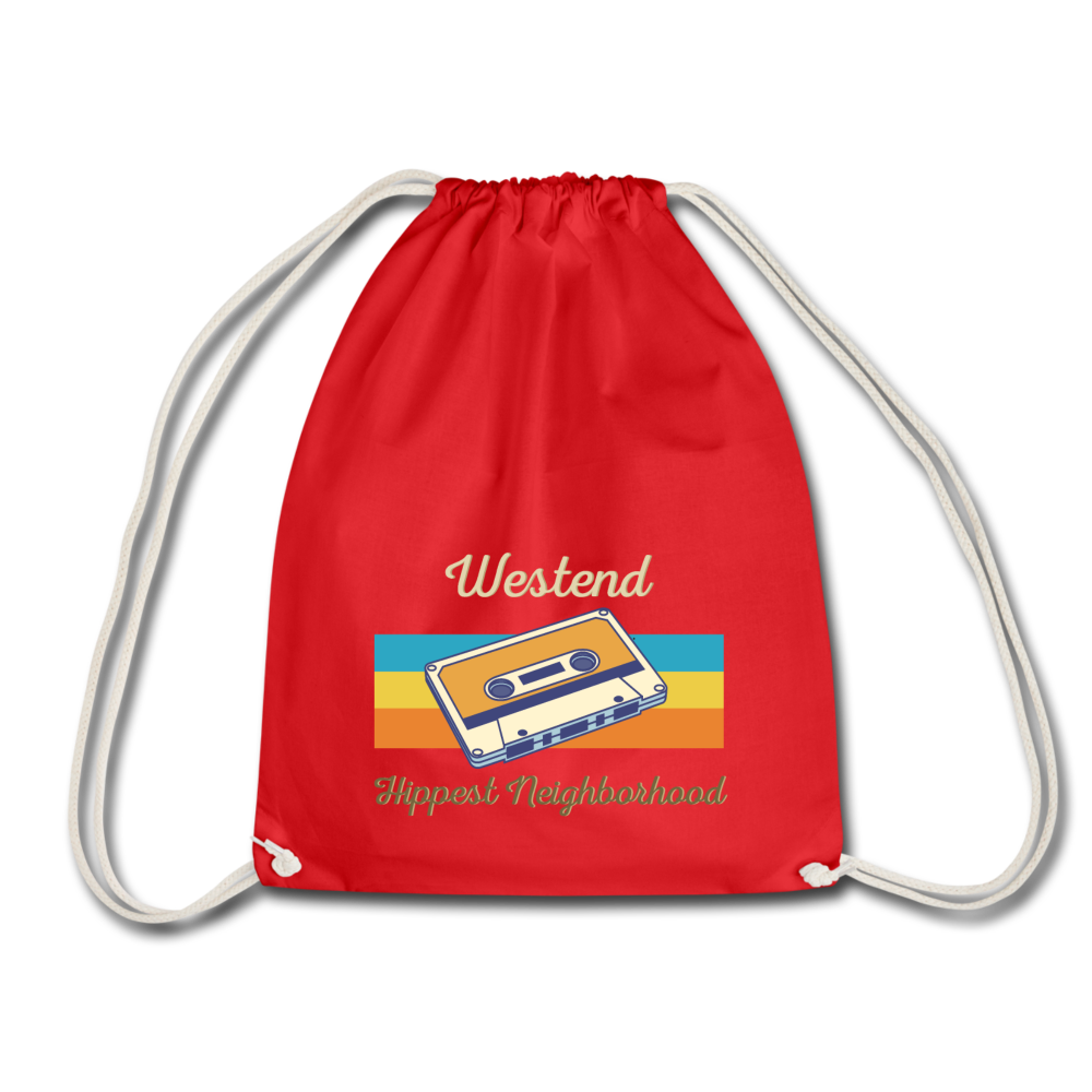 Westend Hippest Neighborhood - Turnbeutel - Rot