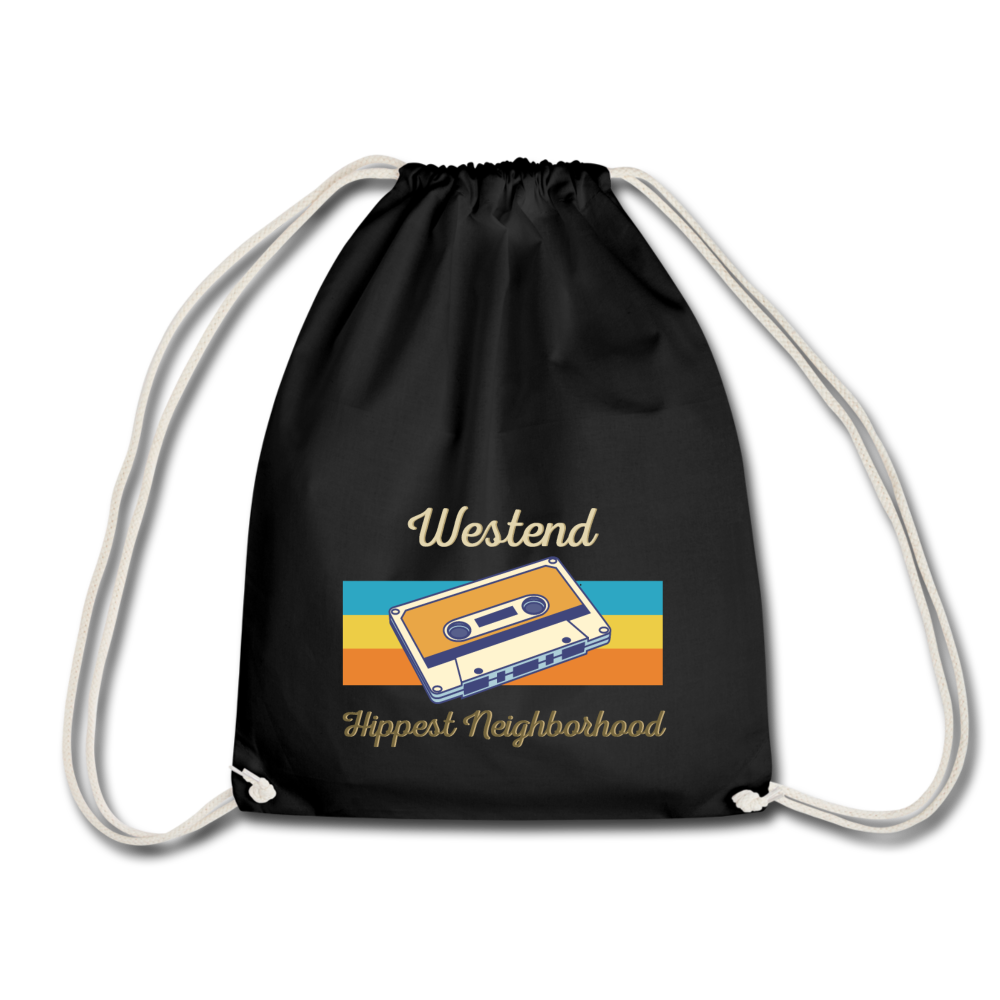 Westend Hippest Neighborhood - Turnbeutel - Schwarz