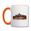 Mexikoplatz - Tasse zweifarbig - Weiß/Orange