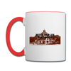 Mexikoplatz - Tasse zweifarbig - Weiß/Rot