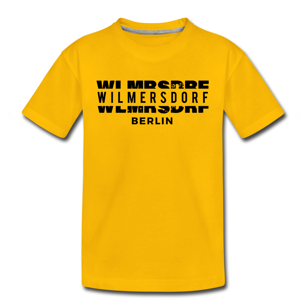 WLMRSDRF - Kinder Premium T-Shirt - Sonnengelb