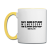 WLMRSDRF - Tasse zweifarbig - Weiß/Gelb